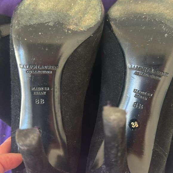 Ralph Lauren collection suede beautiful EUC boots paid $1,300- size 8 - Picture 10 of 14